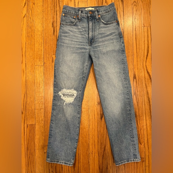 Madewell The Perfect Vintage Straight Leg Jean Reinhart wash - Picture 4 of 13